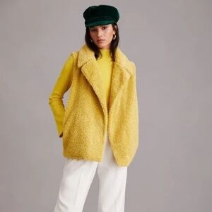 Fabulous Anthropologie Pilcro Faux Sherpa Vest One Size New without tags